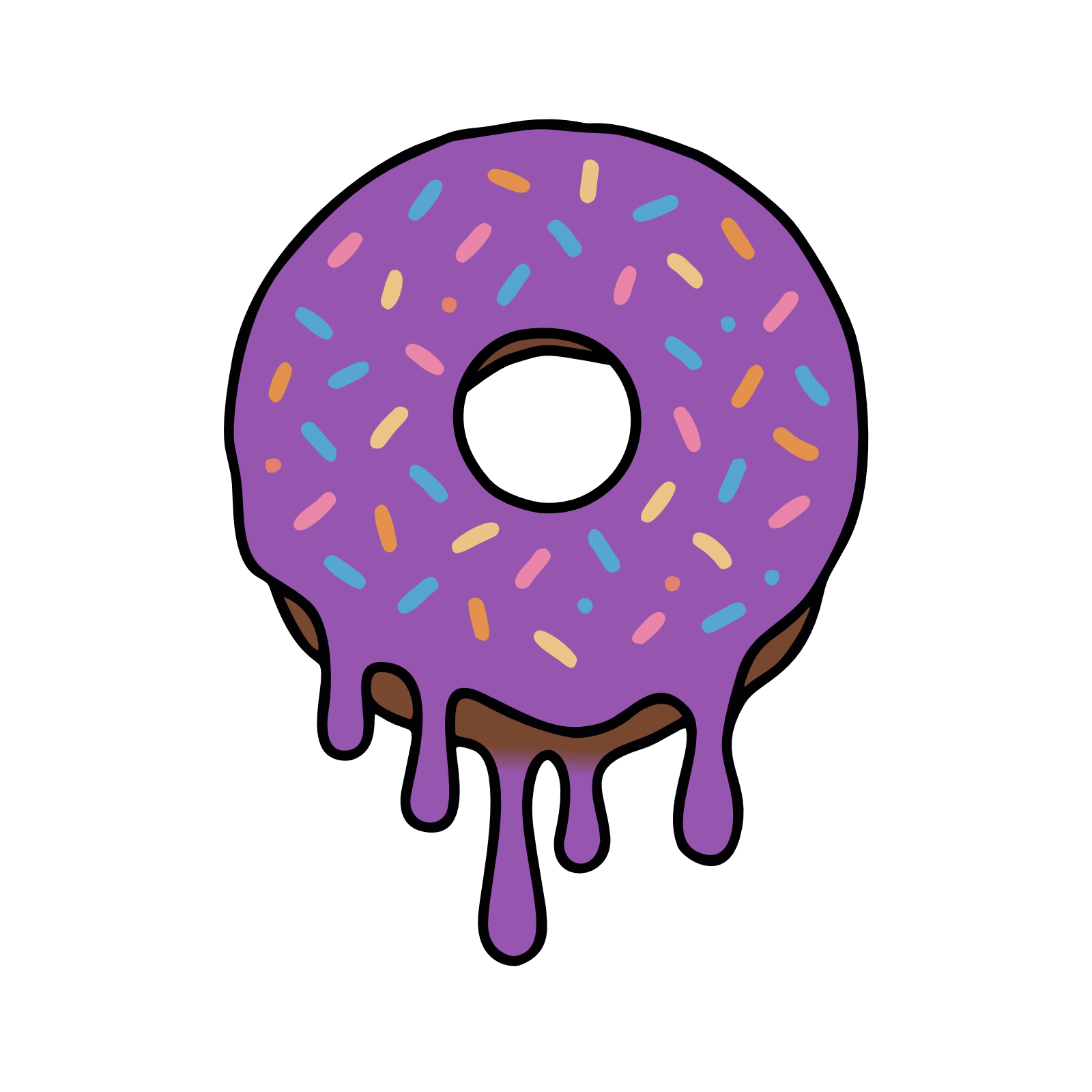 Transparent Donut logo variant